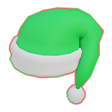 Green christmas hat best sale
