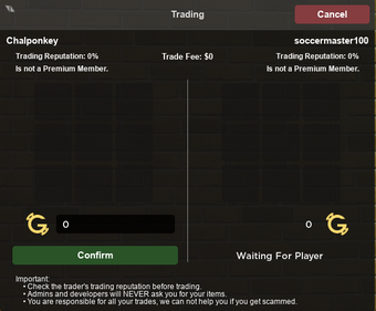 Trading Rise Of The Dead Wiki Fandom - how to accept trade requests on roblox mobile