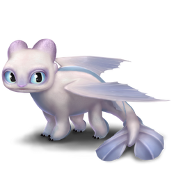 Baby Light Fury Dragons Rise of Berk Wiki Fandom