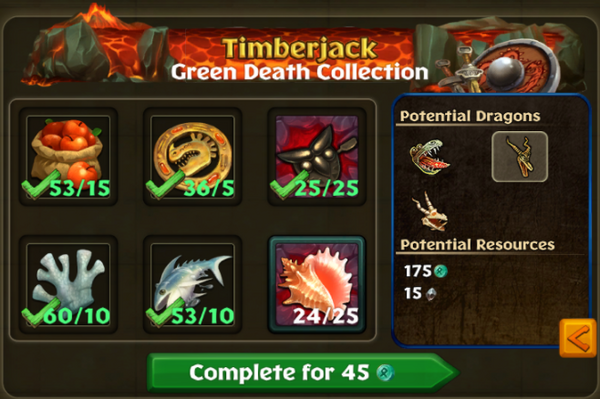 Green Death Potential Collections