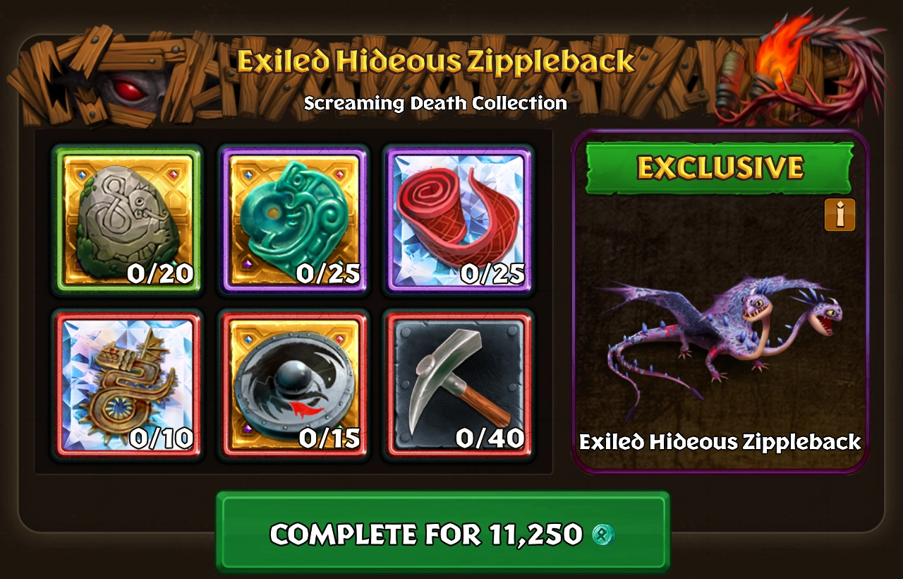 Screaming Death Collections | Dragons: Rise of Berk Wiki | Fandom