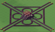 4-Way Rail Intersection, commonly known as the "Clover" design