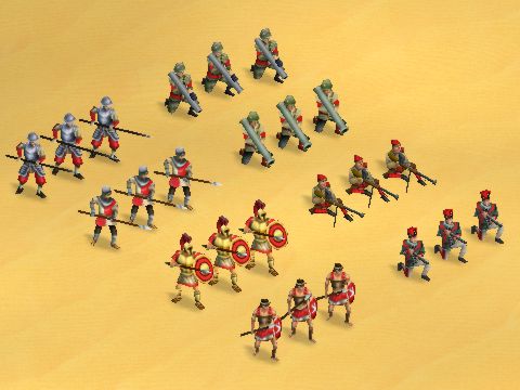 Rise of Nations, modern unit counters