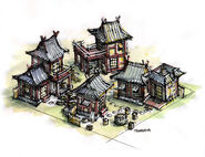 Small city concept art