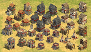 All the Houses in the game (maximum close-up).