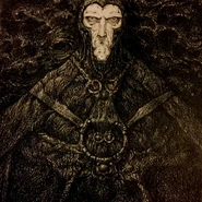 Pitch, the Nightmare King. Imprisoned on earth for centuries after the battle of Bright Night (the last great battle on the moon). For the Jack Frost novel for The Rise of the Guardians series. [6]