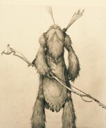 So I'm gonna flood the place with Jack lore today. There is a sub species of the yetis (or abominables)who are more human like. They are the tribal leaders of the Yetillian Clans and they are actually close friends with Jack. He is infact an honorary Chief and General of the Yeti though he is known as the He of No Clan. Jack lives with the Yetis from time to time and he cherishes their culture, customs and bravery.[64]