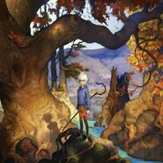 I'm very happy to finally release a series of paintings from the upcoming Jack Frost picture book - A collaboration by William Joyce and I, he would sketch the outlines and I'd paint the illustrations in Photoshop! You can pre-order the hardcover on Amazon.com. #jackfrost #riseoftheguardians #williamjoyce #illustration #Photoshop [9]