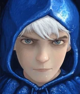 Putting the finishing touches on the Jack Frost novel cover. The Frosty lad awakens....[5]