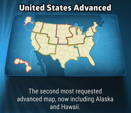 United States Advanced Map | Risk: Global Domination Wiki | Fandom