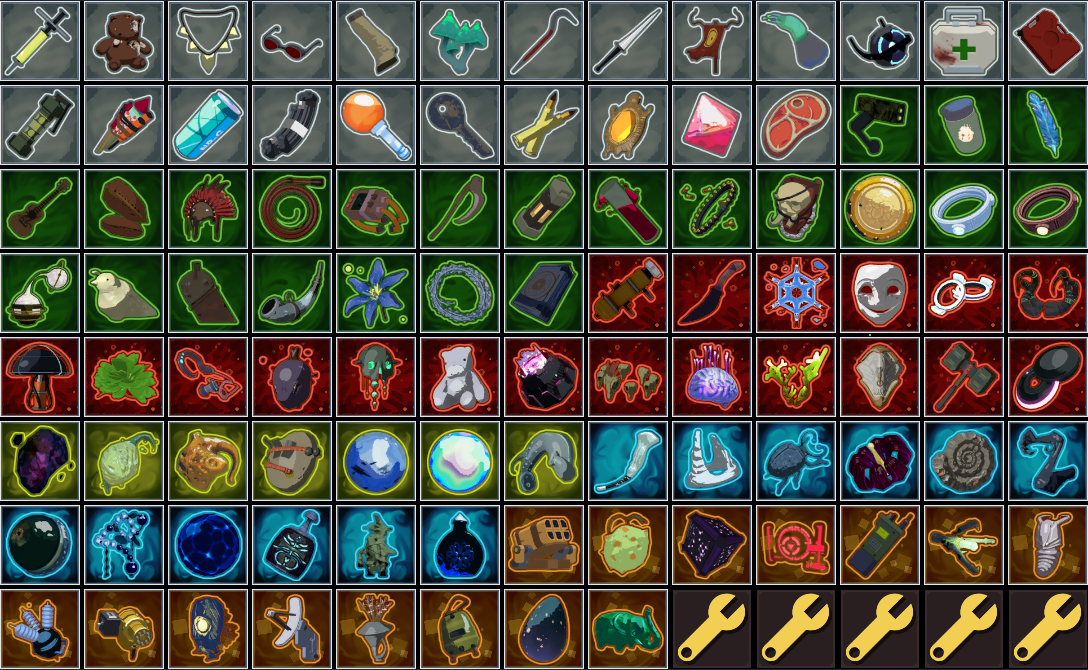 ALL ITEMS