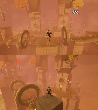 3. On top of one of the big pillars