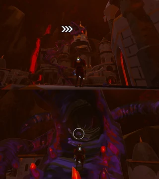 1. Inside the mouth of the dead Magma Worm (Consistent spawn)
