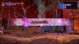 Arvantville start screen