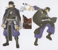 Robert concepts 1.jpg (1.42 MB) Ninja character concept in the CotMC artbook, Robert's section.