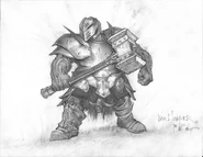 Hammer Outsider preliminary artwork.