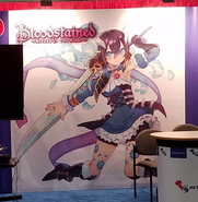 Miriam artwork at Inti Creates’ booth at Anime Expo 2016.