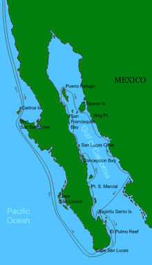 Sea Of Cortez Map Sea Of Cortez | River Monsters Wiki | Fandom