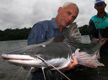 man eating catfish river monsters