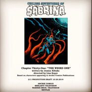 Sabrina Chapter Thirty One The Weird One Poster Draft