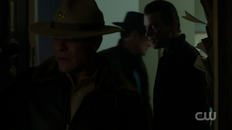 Season 1 Episode 11 To Riverdale and Back Again Sheriff Keller with a warrant