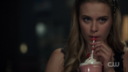 Season 1 Episode 11 To Riverdale and Back Again Polly drinking milkshake