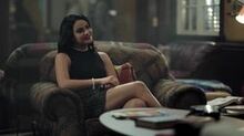 Season 1 Episode 4 The Last Picture Show Veronica sitting in the lounge