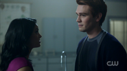 Season 1 Episode 11 To Riverdale and Back Again Archie and Veronica in empty class