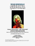Sabrina Chapter Twenty Seven The Judas Kiss Poster Draft