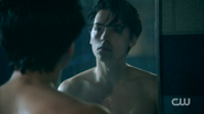 Season 1 Episode 7 In a Lonely Place Jughead looking in the mirror
