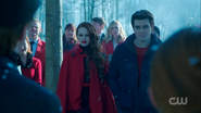 Season 1 Episode 9 La Grande Illusion Cheryl and Archie in the snow