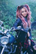Season 2 Promotional Poster Toni Topaz Motorcycle