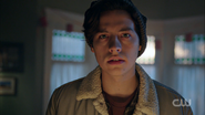 Season 1 Episode 10 The Lost Weekend Jughead under the candle lights