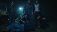 Season 1 Episode 8 The Outsiders Fred-Moose-Archie-Jughead-Kevin