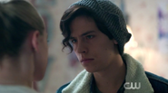 Season 1 Episode 6 Faster, Pussycats! Kill! Kill! Jughead about to kiss Betty