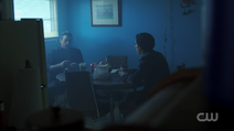 Season 1 Episode 11 To Riverdale and Back Again FP and Jughead at the table