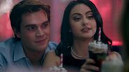 Season 1 Episode 13 The Sweet Hereafter Veronica and Archie at Pop's