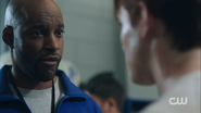 Season 1 Episode 5 Heart of Darkness Coach Clayton confronting Archie