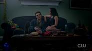 Season 1 Episode 10 The Lost Weekend Veronica and Archie on the couch