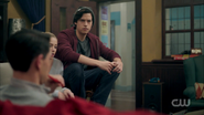 Season 1 Episode 9 La Grande Illusion Jughead in student lounge