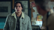 Season 1 Episode 7 In a Lonely Place Jughead nervous