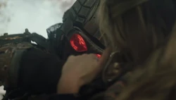 Mothman chokes Betty