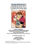 Sabrina Chapter Thirteen The Passion of Sabrina Spellman Poster Draft