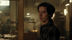 Jughead offers to help Charles look through the tapes
