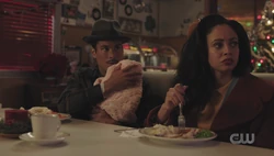 Flynn and Tracy seek refuge