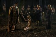 Chilling Adventures of Sabrina First Look - Father-Blackwood-Sabrina-Hilda-Zelda-Prudence-Agatha-Dorcas