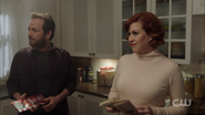 Season 1 Episode 11 To Riverdale and Back Again Fred and Mary in the kitchen