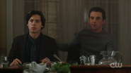 Season 1 Episode 11 To Riverdale and Back Again FP and Jughead at dinner