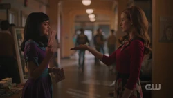 Veronica invites Cheryl to her double feature