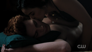 Season 1 Episode 10 The Lost Weekend Veronica kisses sleeping Archie